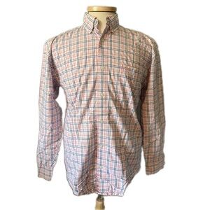 Vintage MWG Medium Multi Color Striped Snap Button Shirt